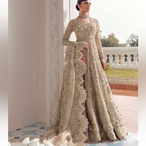 Suffuse bridal dress Pakistani